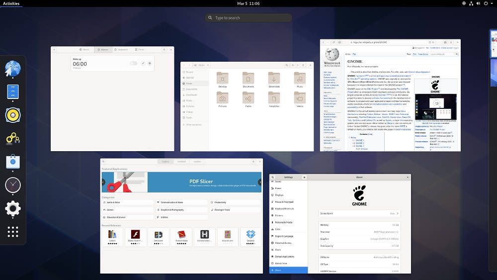 GNOME 3.36 pulpit
