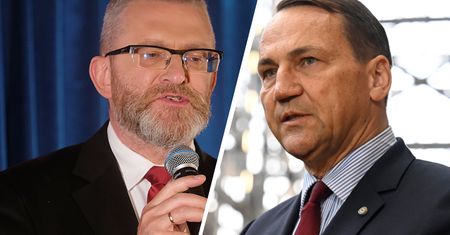 Sikorski się odpalił: "Ma twarz Brauna". Wszystko poszło na żywo
