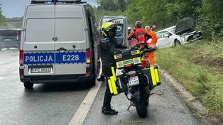 Zielona Góra. Samochód wypadł z trasy na S3
