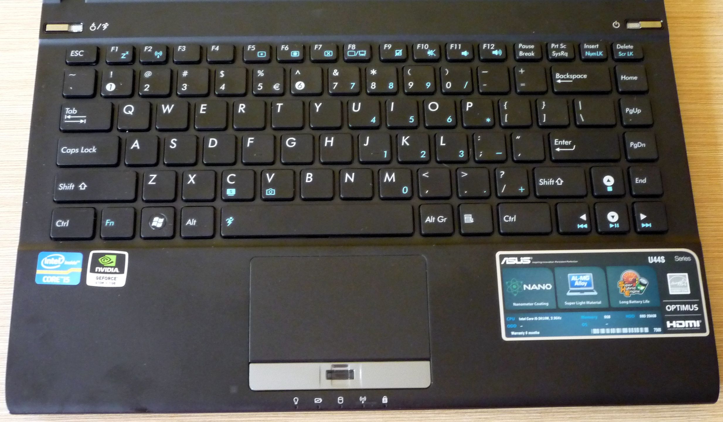 Asus U44SG - 14-calowy kompakt [test] 9