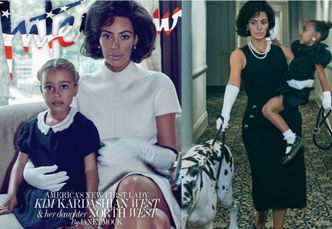 Kim Kardashian jako "PIERWSZA DAMA AMERYKI" na okładce magazynu "Interview"! "Jackie Kennedy przewraca się w grobie"