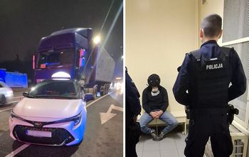 Kruszwica: Ukradł ciężarówkę z burakami i uciekał przed policją