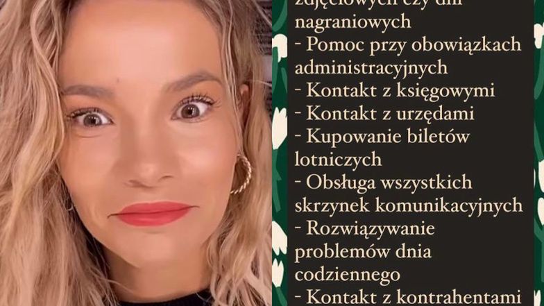 Maja Bohosiewicz szokuje skandalicznym ogłoszeniem o pracę