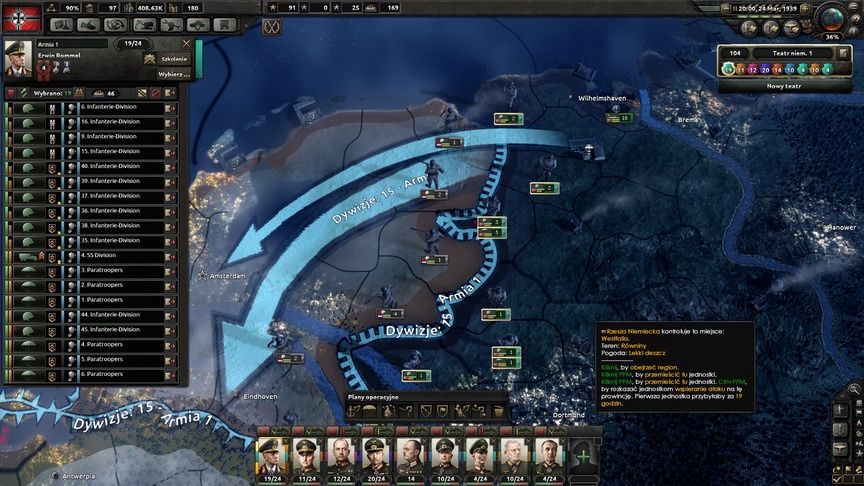 Hearts of Iron IV - atak