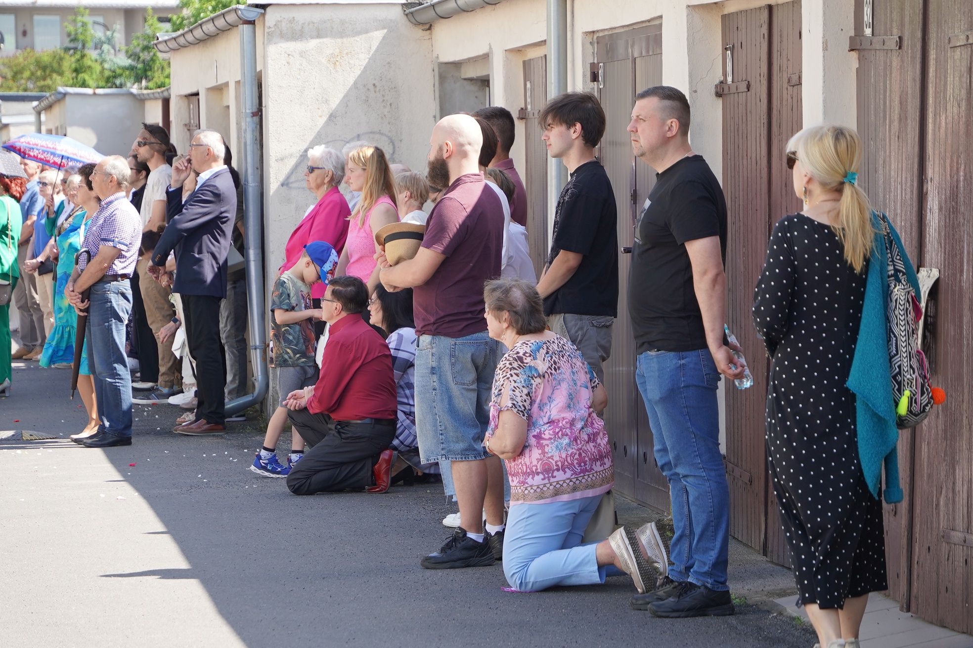 Procesja Bożego Ciała w Parafii Miłosierdzia Bożego w Pile