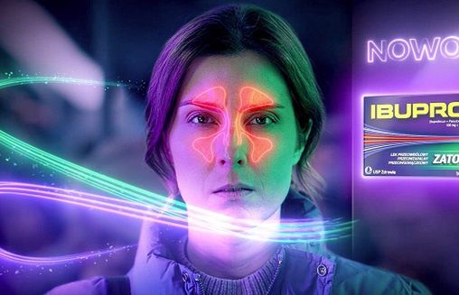 Ból zatok niczym ścisk w metrze w reklamie Ibupromu