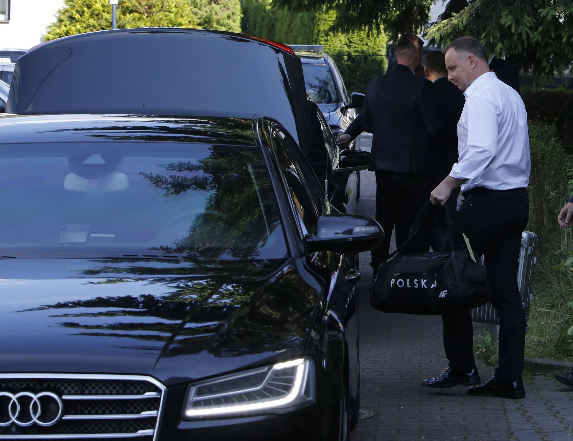 Andrzej Duda w dniu wyborów