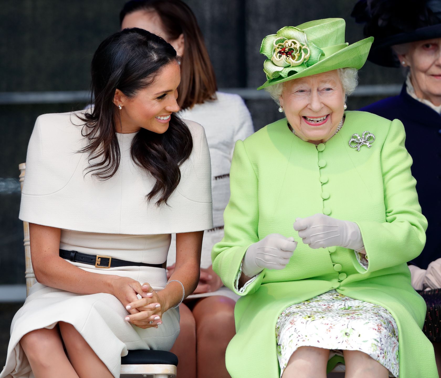 Meghan Markle i królowa Elżbieta II