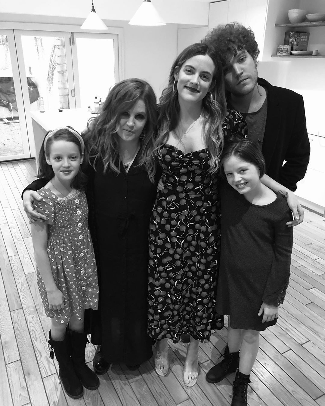 Lisa Marie Presley z rodziną