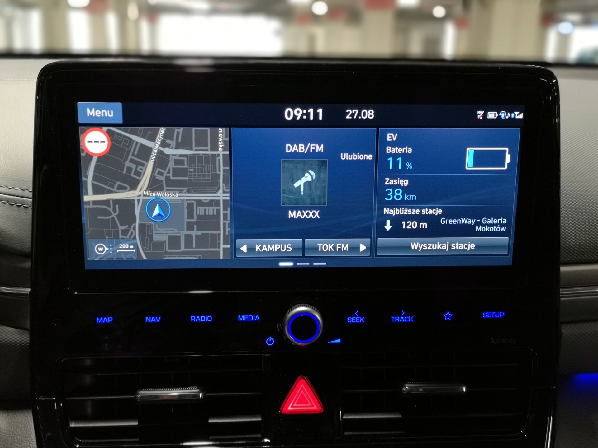 Hyundai Ioniq Electric: System zarządzania energią i audio Infinity 26