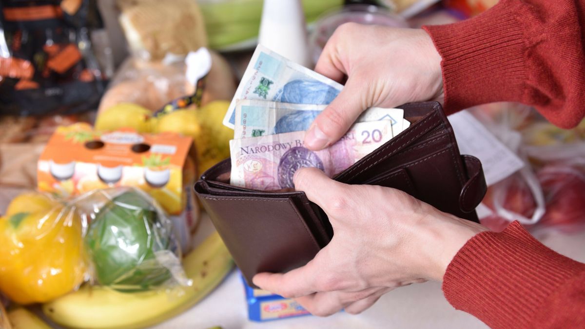 Stock BaMa
Fot. Bartlomiej Magierowski/East News. Wroclaw 2.01.2023. Niepewnosc w 2023 roku - nadal rosnaca inflacja i coraz drozsze zakupy spozywcze. N/z: pieniadze i zakupy spozywcze.
Bartlomiej Magierowski