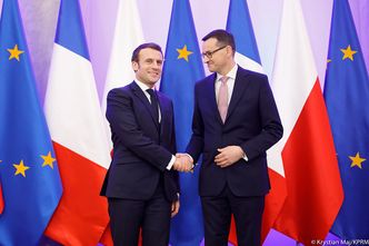 Morawiecki z wizytą u Macrona. Francuzi mają w tym interes. Chodzi im o polską elektrownię atomową