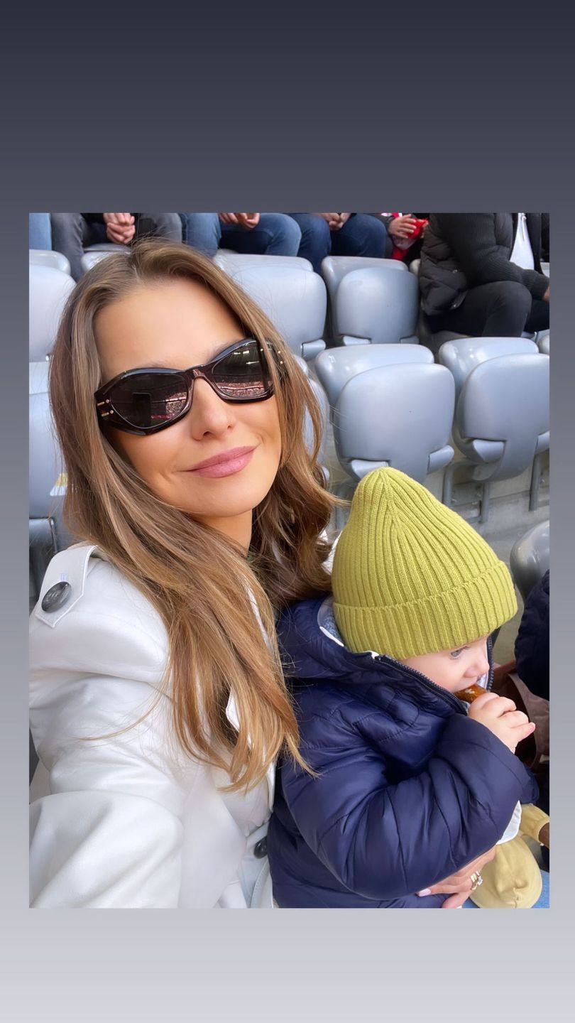 Anna Lewandowska kibicuje Robertowi Lewandowskiemu