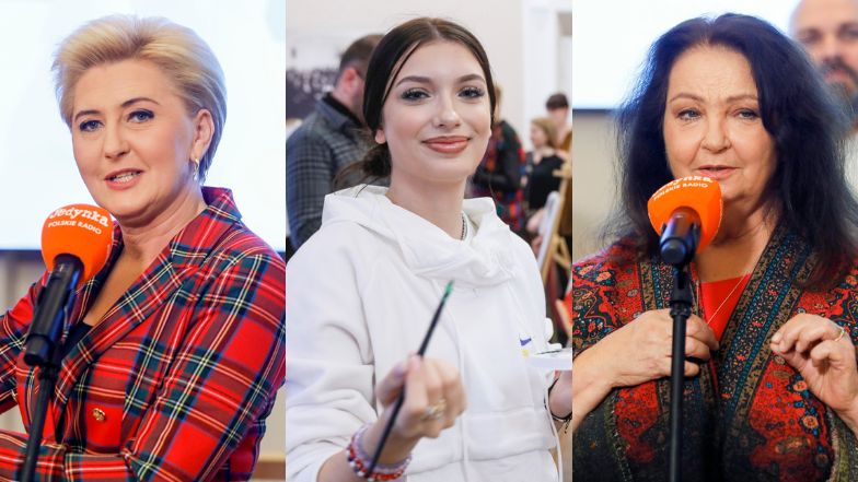 Agata Duda, Viki Gabor i Anna Dymna na evencie "Choinki Jedynki"