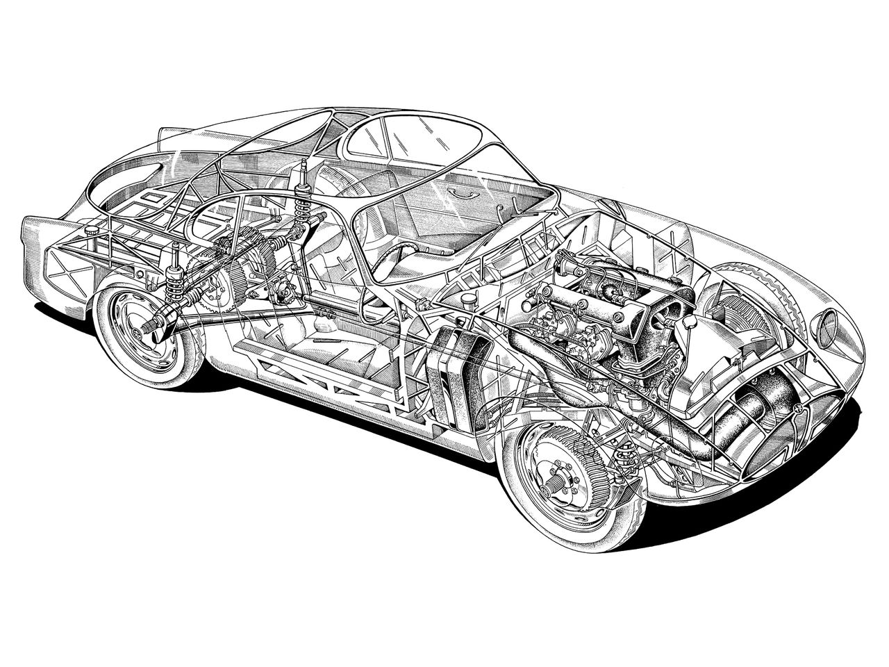 Alfa Romeo 2000 Sportiva Coupe 1366 (1954)