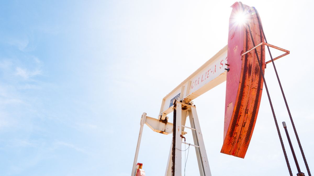 PECOS, TEXAS - MARCH 18: A pump jack is seen in a field on March 18, 2026 in Pecos, Texas. Oil prices have risen roughly 4% as the recent conflict involving Iran, the United States, and Israeli forces heightens global concerns over energy costs. Attacks on energy infrastructure and shipping disruptions through the Strait of Hormuz—a critical passage responsible for about 20% of the world’s oil supply—are intensifying fears of supply shortages and rising inflation, as production and exports across the region continue to be disrupted. (Photo by Brandon Bell/Getty Images)