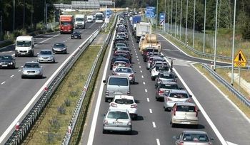 Powroty znad morza. Bardzo duże natężenie ruchu na A6/S3
