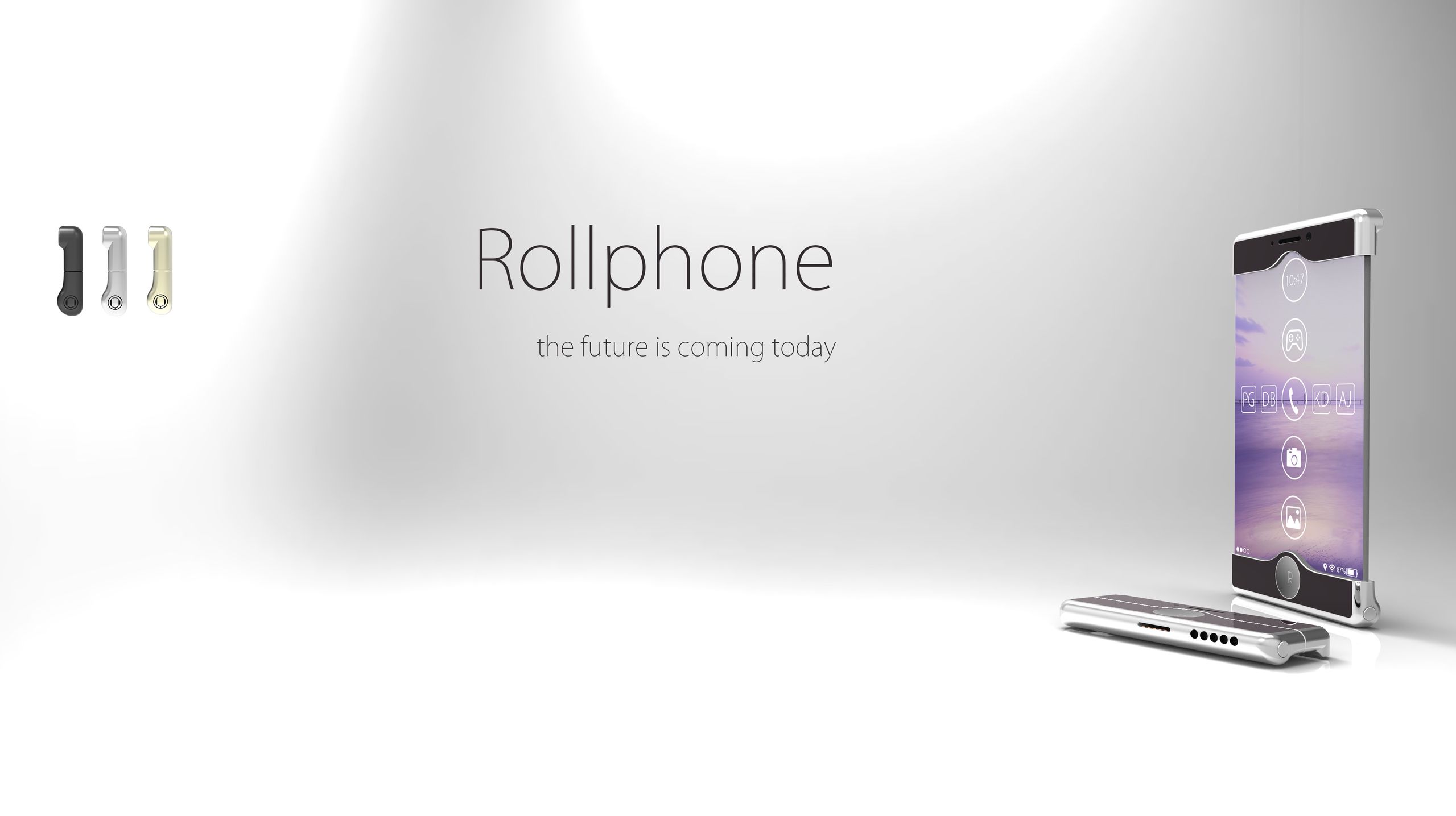 Nasz czytelnik zrobił niesamowitą wizualizację rozwijanego smartfona. Oto Rollphone 2