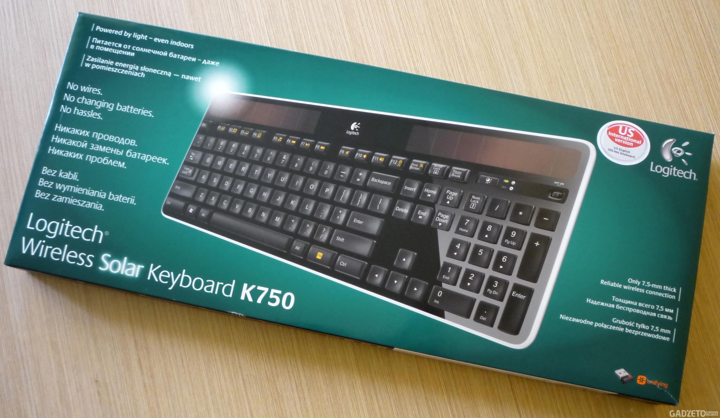 Logitech K750 Solar Keyboard – światłolubna klawiatura w akcji [test] 2