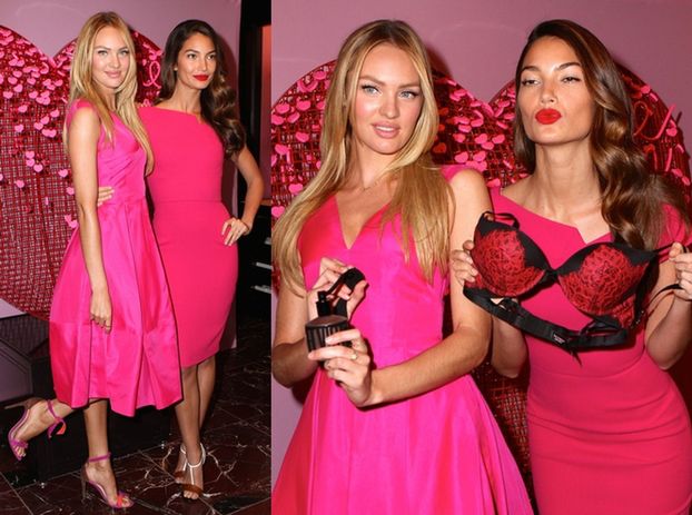 Lily Aldridge i Candice Swanepoel na Walentynki