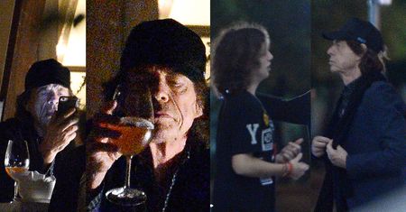 74-letni Mick Jagger spaceruje z synem po warszawskiej Starówce (ZDJĘCIA)