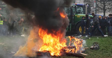 Protest w Brukseli. Na miejscu wiele tysięcy rolników