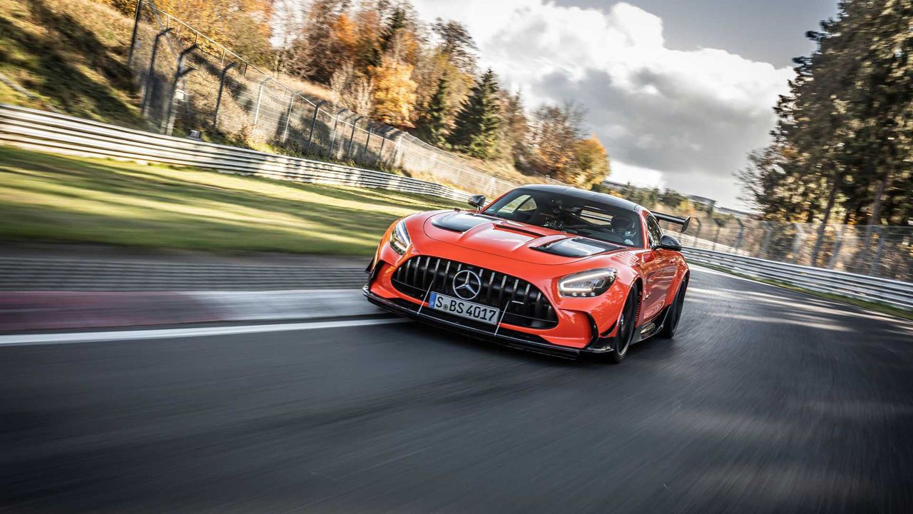 Mercedes-AMG GT Black Series z nowym rekordem Nürburgringu. Pokonał Aventadora SVJ