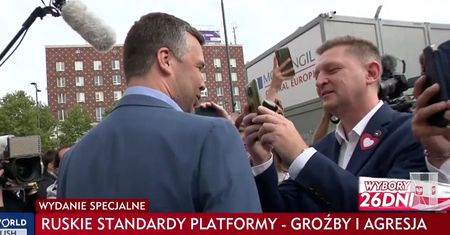 "Ruskie standardy". TVP Info reaguje na awanturę podczas konferencji