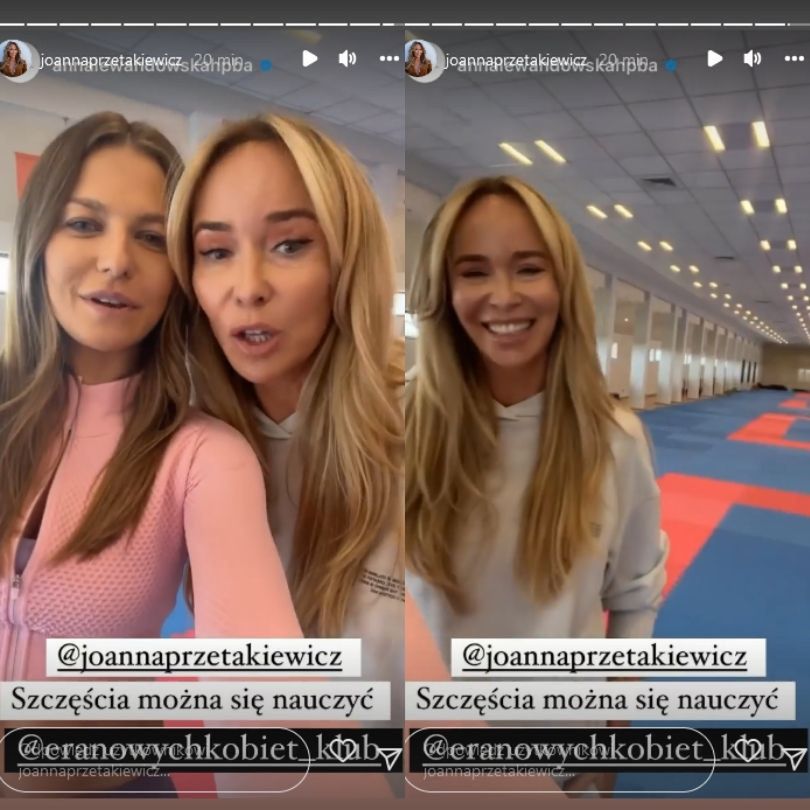 Joanna Przetakiewicz poleciała helikopterem na obóz Anny Lewandowskiej