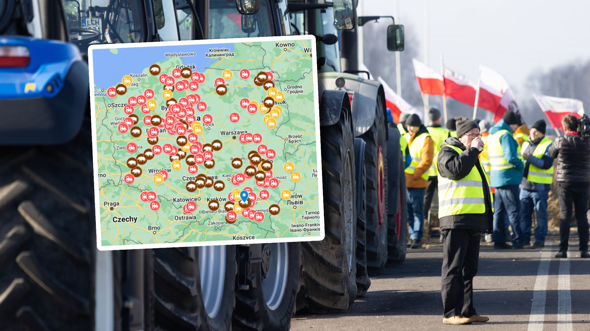 Protest rolników. Gdzie blokują?