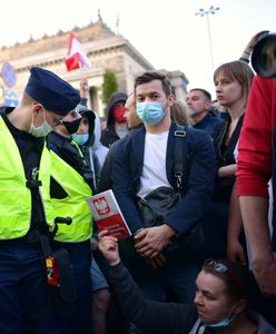 Strajk przedsiębiorców. Wymowny wpis stołecznej policji