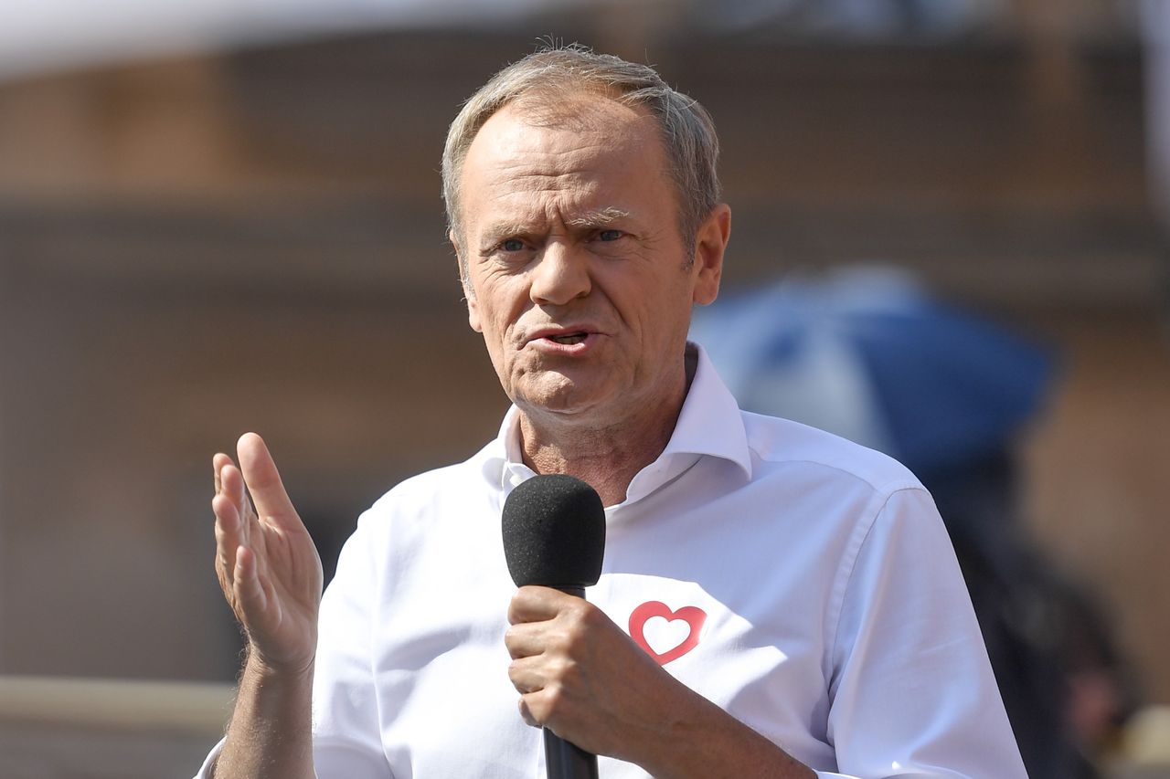Nazwisko Donalda Tuska jest codziennie odmieniane przez wszystkie przypadki na antenach TVP