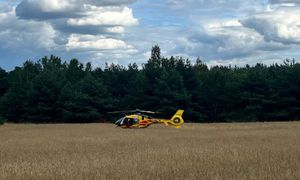 Helikopter LPR-u wylądował na polu rolnika. Ostre słowa: "To jest chore"