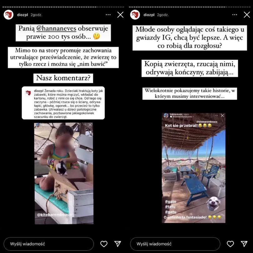 Hanna Zborowska-Neves odpowiada na zarzuty o męczenie kota