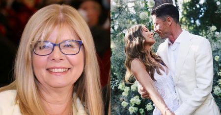 Mama Anny Lewandowskiej też była na ich drugim ślubie. Maria Stachurska zadała szyku w zielonkawej sukni (FOTO)