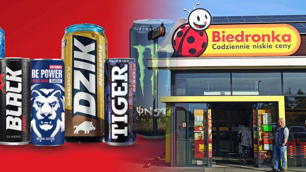 Napoje energetyzujące gratis. Tylko w niedzielę handlową w Biedronce