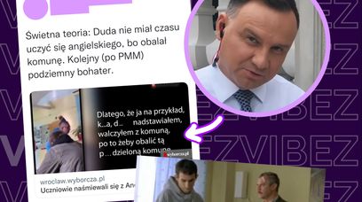 Nauczyciel z PiS broni Dudy: "obalał komunizm i nie miał czasu na naukę angielskiego". Od upadku komunizmu miał 32 lata na naukę