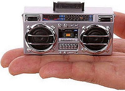 Mikroskopijny boombox do Waszego iPhone'a