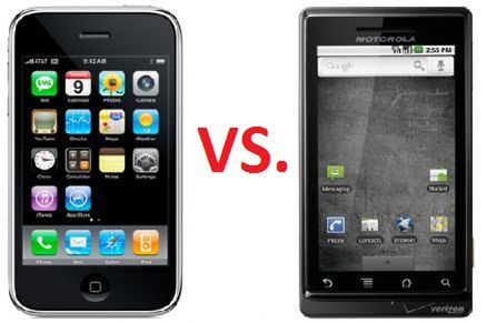 Walka na zdjęcia: iPhone 3GS vs Motorola Droid!