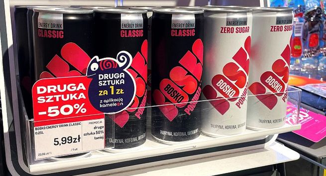 Nowy energetyk Bosko. W sklepach Relay, 1Minute i Inmedia