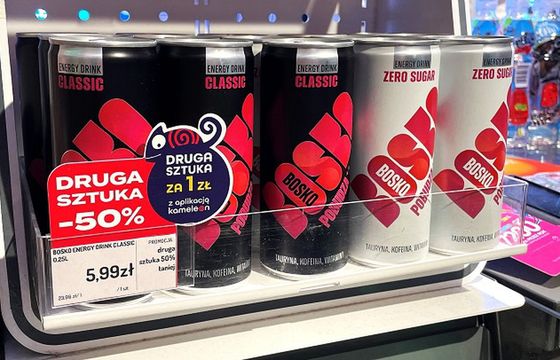 Nowy energetyk Bosko. W sklepach Relay, 1Minute i Inmedia