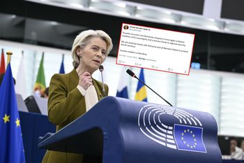 Wpis von der Leyen pojawił się po 17. "Poważne naruszenie suwerenności UE"