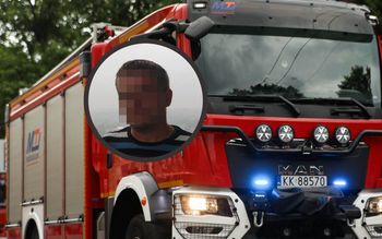 Strażakom zastawiono remizę. Nie mogli ratować Grzegorza