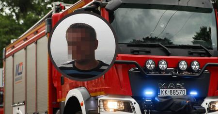 Strażakom zastawiono remizę. Nie mogli ratować Grzegorza