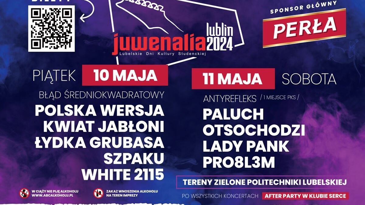 Juwenalia Lublin 2024 - plakat, artyści, harmonogram