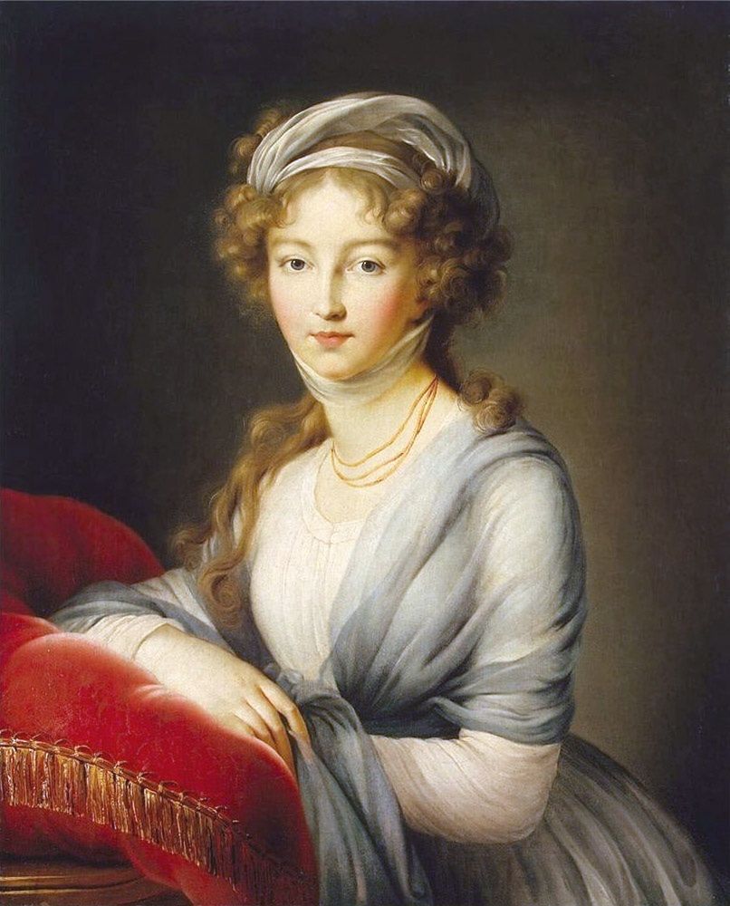 Portret Elżbiety namalowany w 1795 roku