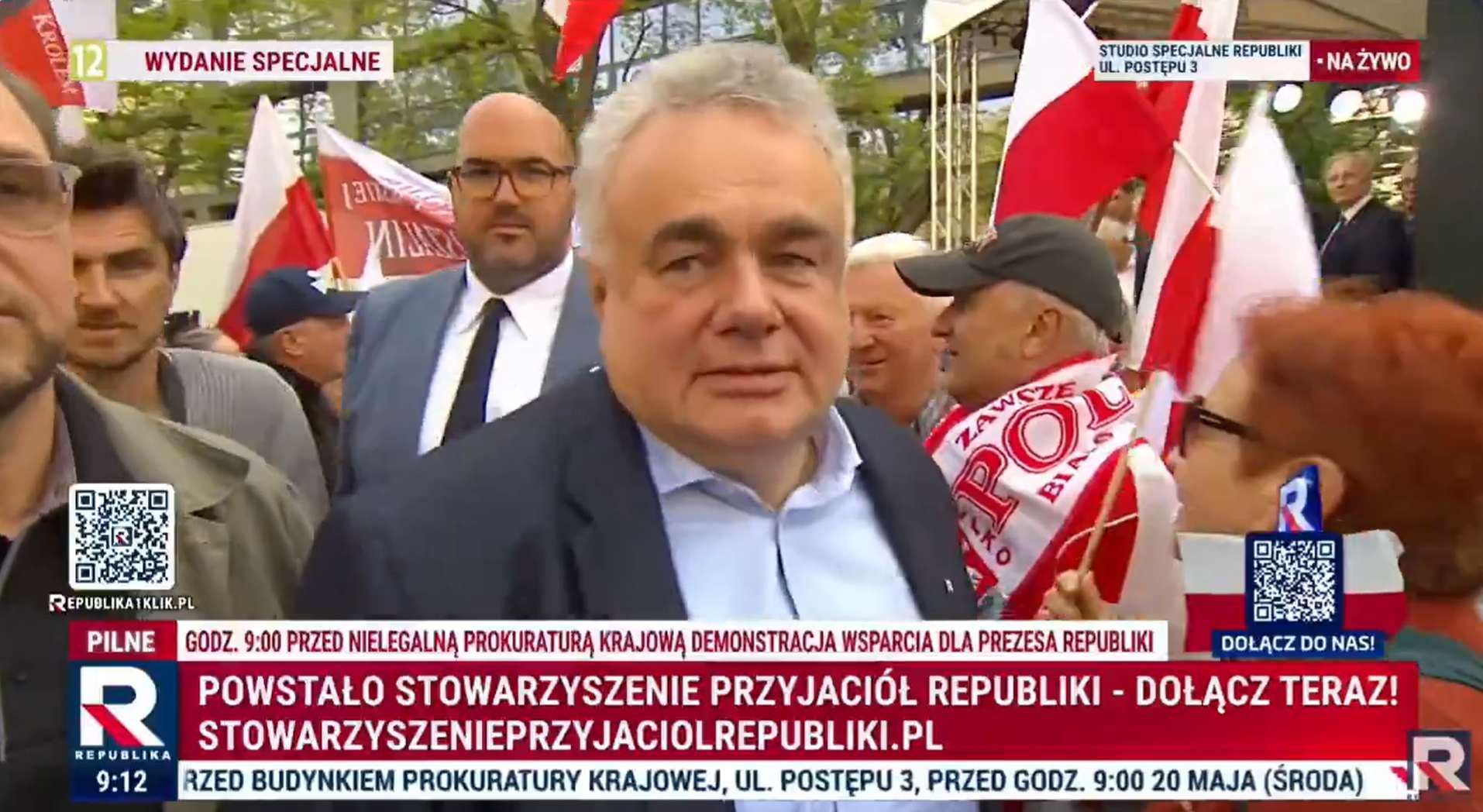 Tomasz Sakiewicz przesłuchany w prokuraturze. "Być może mnie ukarzą"