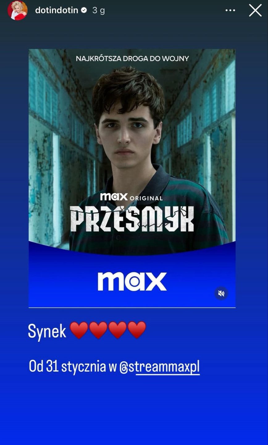 Syn Doroty Szelągowskiej zagrał w serialu
