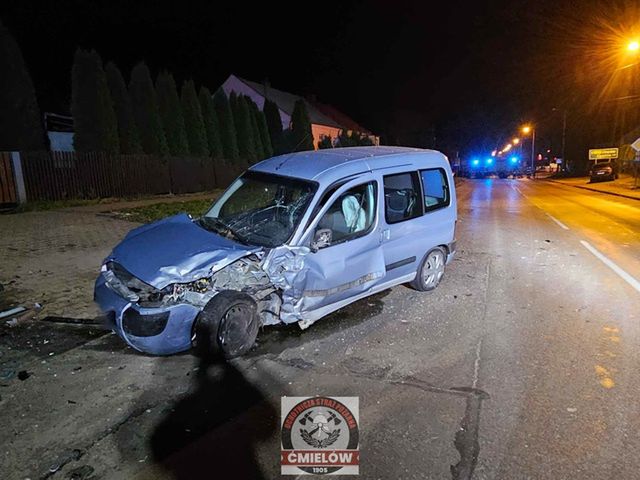 Wypadek w Ćmielowie