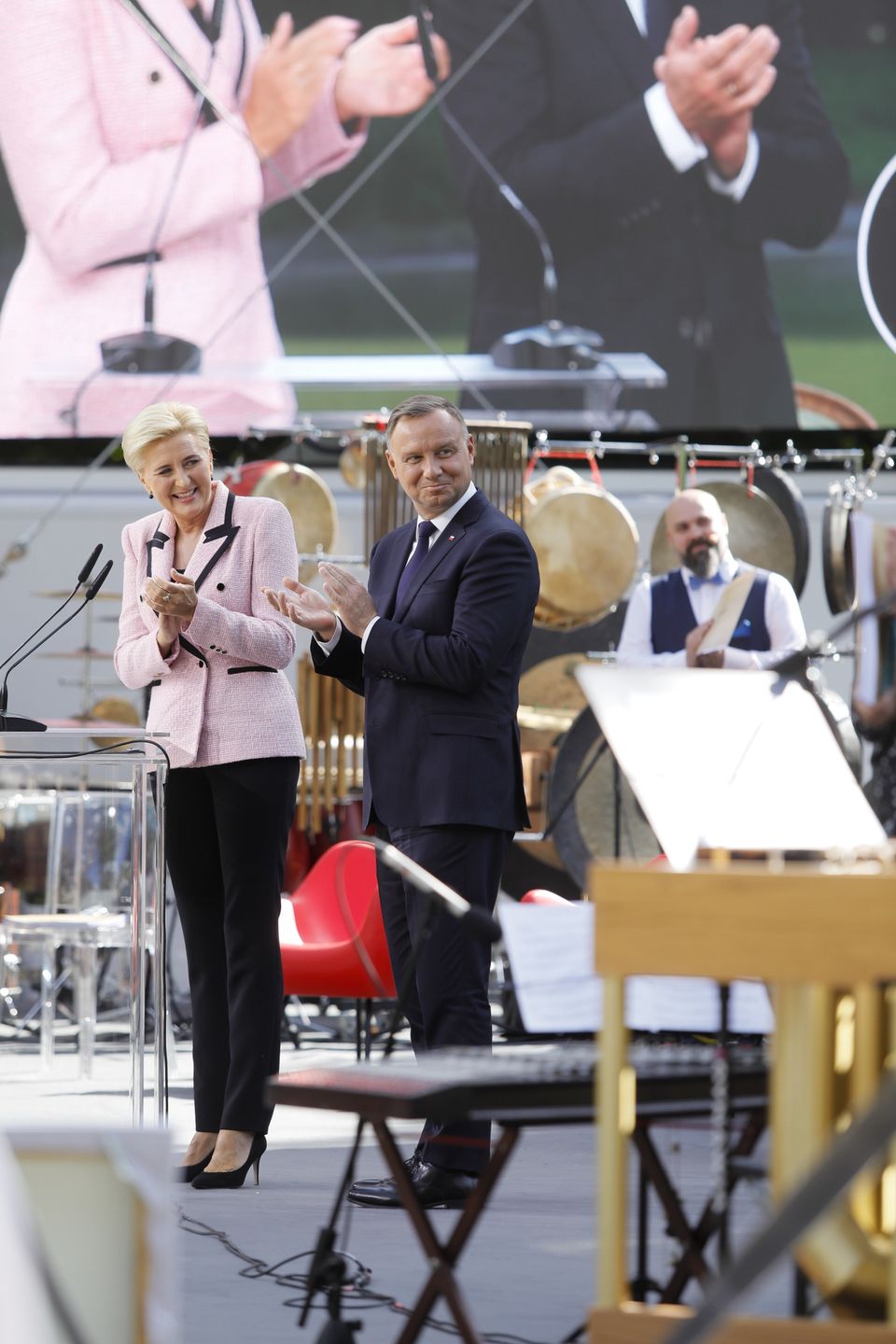Andrzej Duda i Agata Kornhauser-Duda 